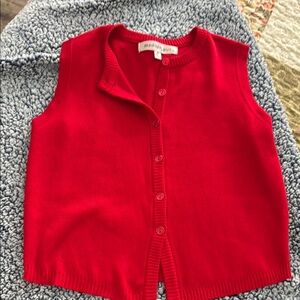 Madden Girl Red Knit Cardigan